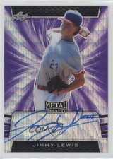 2019 Leaf Metal Draft Purple Wave 12/15 Jimmy Lewis #BA-JL1 Auto y8h