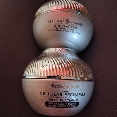 Elizabeth Grant Caviar Set 2 tlg.  24 h Nachtcreme 100ml,Augencreme 50 ml
