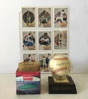 Reggie Jackson Signed American League Baseball Upper Deck Cards Case Box COA 8