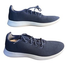 Allbirds Wool Runner Marine Blue Running Shoes Mens Size 14 9