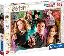 Harry Potter Potter-104 Pezzi-Made in Italy, Puzzle Bambini 6 Anni+, Multicolore