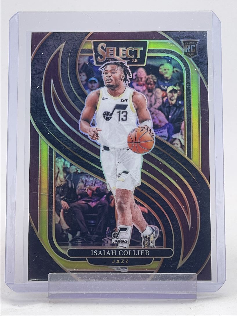 ISAIAH COLLIER 2024-25 SELECT PREMIER LEVEL ROOKIE MAROON PRIZM RC /175 Q0234