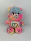 Care Bears Togetherness Bear Plush 40 cm 2022 HeadStart Rainbow Heart EUC