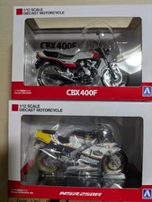 [/ Displayed] Aoshima/SkyNet Completed Motorcycle Honda CBX400F Red/White +