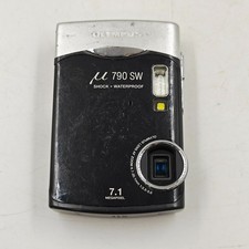 Olympus 790 SW 7.1 MP Digital Camera Black/Silver - Not Working