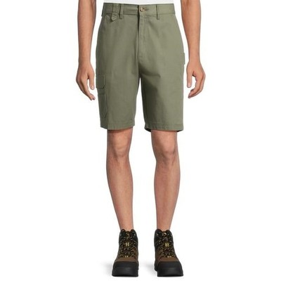 Brahma Mens Green Artichoke Ripstop Cargo Work Shorts Size 40 Hammer Loop