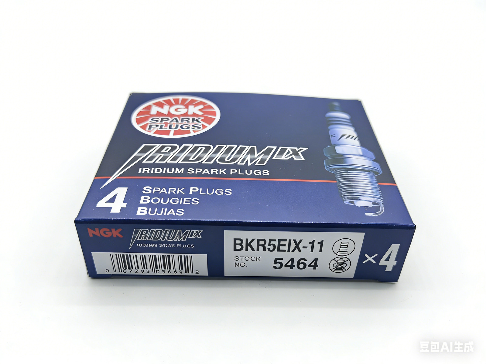 4PCS NGK Iridium Spark Plugs BKR5EIX-11 5464 For Toyota Mitsubishi Mazda HYUNDAI