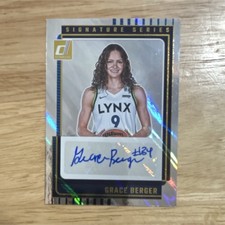 Panini Donruss Grace Berger Sig Series Holo #SS-GB 2025