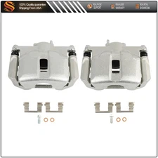Front Pair For 2009-2020 Nissan Maxima V6 3.5L Brake Calipers w/ Bracket