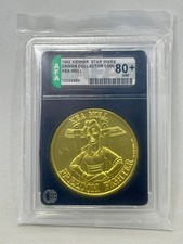1985 Kenner Star Wars Droids Collector Coin Kea Moll AFA 80 vintage loose