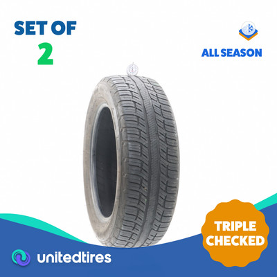 Set of (2) Used 225/60R18 BFGoodrich Advantage T/A Sport 100V - 6.5/32
