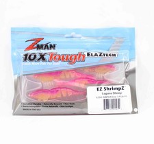 Zman Soft Bait Shrimpz 3.5 Inch 4/Pack Laguna Shrimp (1451)