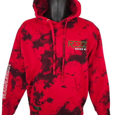 ROCK-O-RAMA Lサイズ　hoddie REZZ Rocks VI Sweatshirt Hoodie Mens Size Small Red Rocks