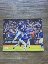 Chicago Cubs World Series 8x10 Photo Signed By Mike Montgomery, JSA Witness  COA