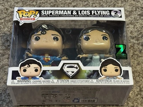 Funko Pop! Superman and Lois Flying 2-Pack ~ ZAVVI Exclusive