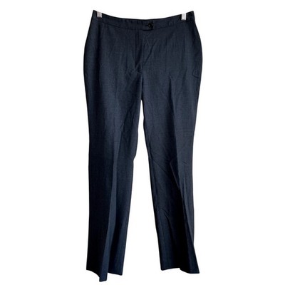 Expert by evergreen italian wool blend gray trousers women's size 10 business