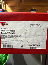 New Trijicon Tenmile 5-25x50 SFP Riflescope Red MRAD TM2550-3000011