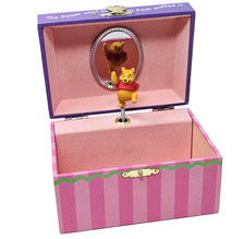 Vintage Disney Kreisler Winnie the Pooh jewelry Trinket Box 4.25 ” X 6”