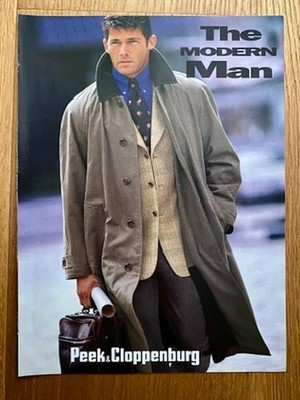 Peek & Cloppenburg The Modern Man Boss Burgerry 1996 Vintage Werbung Reklame