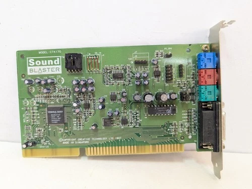 1997 Creative Sound Blaster Vibra16XV CT4170 ISA Sound Card - For Parts Only