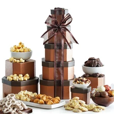 Gift Basket – Gourmet Snack & Chocolate Food Gifts Christmas Holiday, Women, Men