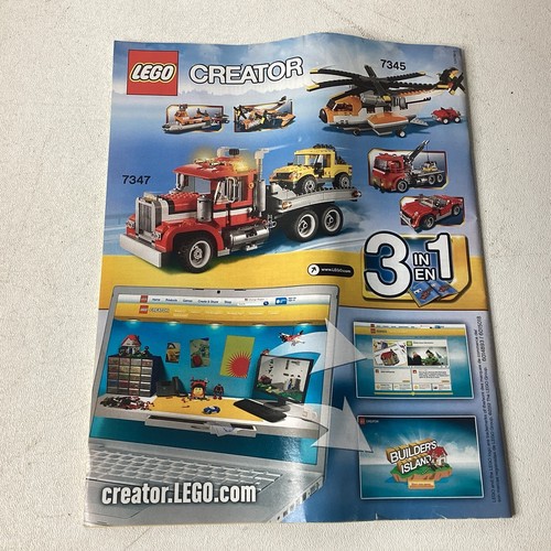 LEGO Creator 3 in 1 Set 7346 Seaside House Instruction Manual Only - Picture 5 of 7