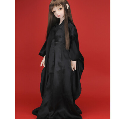 80 cm high DOLLMORE lusion doll kimono  Lusion Size - Doze Kimono Gownn (Black)