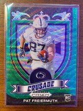 2021 Prizm Draft Pick Football Green Wave Crusade Pat Freiermuth #173