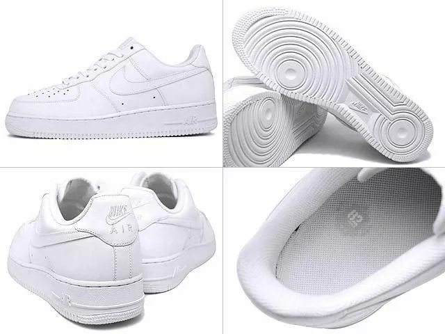 Nike air force store plain white