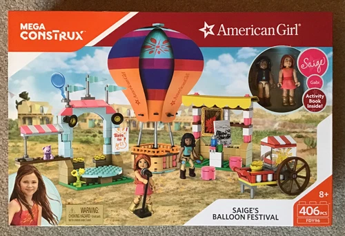 Mega Construx American Girl “Saige's Balloon Festival” Construction Set NIB