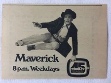 1976 WBFF tv ad ~ MAVERICK leaping
