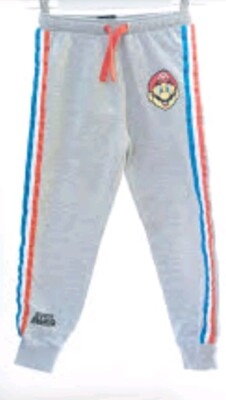 Jungen Mädchen Super Mario Jogginghose Jogging Hose