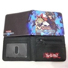 Yu-Gi-Oh Duel Links Cartoon Purse ID Credit Card Holder Leather Bag wallet