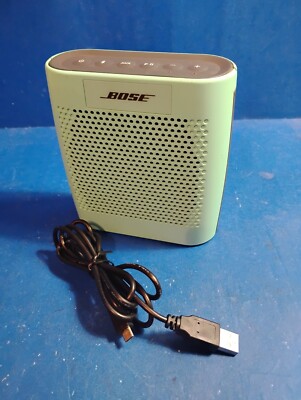 Bose SoundLink Color Mint Green Bluetooth Speaker 415859 Tested Free Shipping 