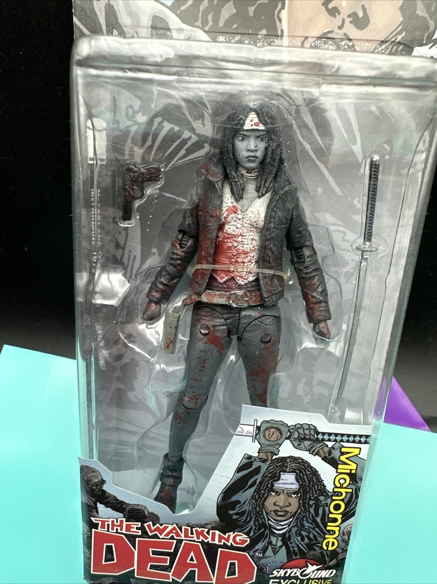 McFarlane Walking Dead Michonne B&W Bloody 2015 Skybound