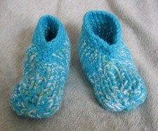 Hand Crochet Knitted Baby Booties Toddler Shoes