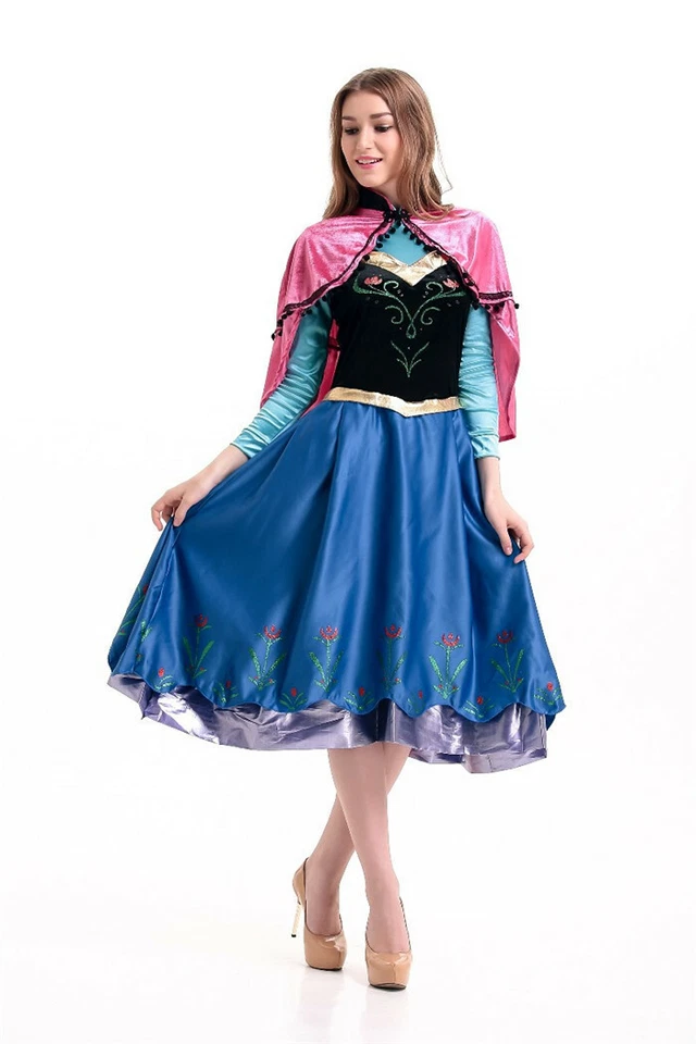 Disfraz Vestido Cosplay Frozen Queen Elsa Deluxe S-3XL AU STOCK EXPRESS Foto 3 de 4