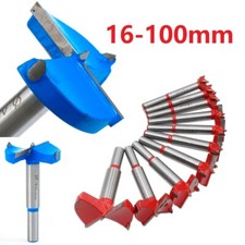 16mm-100mm Forstner Bit Wood Drill Bits Boring Hole Saw Cutter Carbide Tip