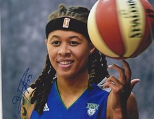 Seimone Agustus Autographed 8x10 Minnesota Lynx Team USA Free Shipping A164