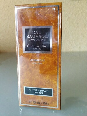 EAU SAUVAGE EXTREME CHRISTIAN DIOR 100 ML / 100 gr  AFTER SHAVE LOTION ATOMIZER