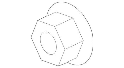 Tuerca del rodamiento del eje CV para Ford (N/P -W520102-S442)