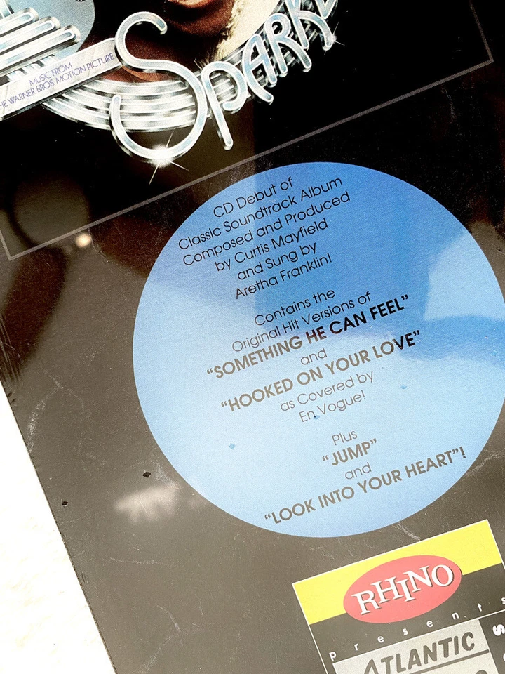 ARETHA FRANKLIN SEALED LONGBOX CD SPARKLE PROMO HYPE BOX LP RHINO SPECIAL MASTE — 第 3/4 张图片