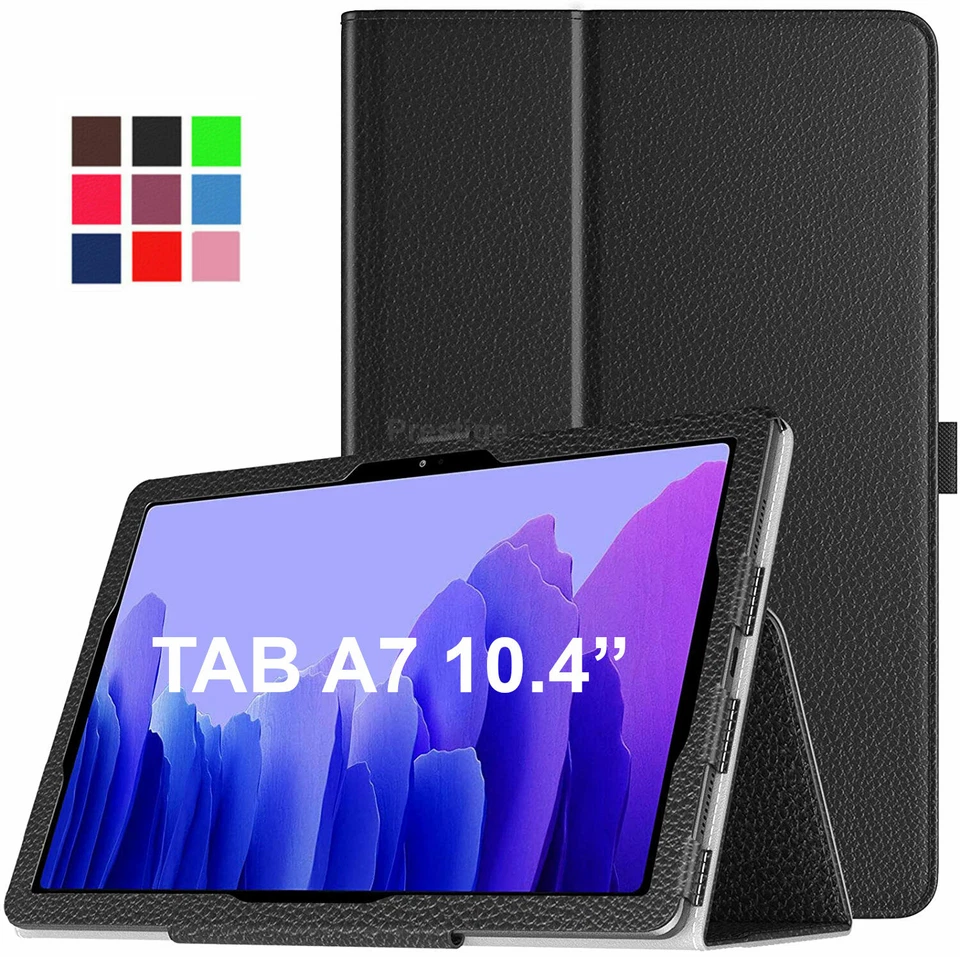 NAARUS Leather Flip Stand Cover Case For Samsung Galaxy Tab A7 10.4" T500/T505 (2020)
