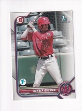 2022 Bowman DRAFT 1st EDITION 1st BOWMAN ROOKIE RC DENZER GUZMAN (#1)