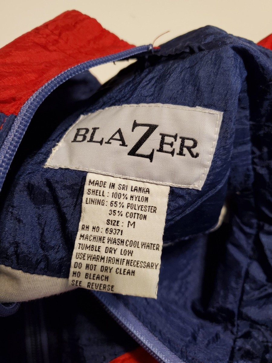 Vtg 90's Nylon Tracksuit Jacket & Pants Sz M. Color Block Vtg 90's Nylon Tracksuit Jacket & Pants Sz M. Color Block