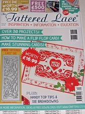 TATTERED LACE MAGAZINE 31 INCLUDES A FREE DIE BOOK FOR CARDS  SCRAPBOOK IDEAS