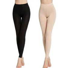 Women Knit Silk Thermal Long Johns Underwear Leggings Base Pants Layer Bottoms