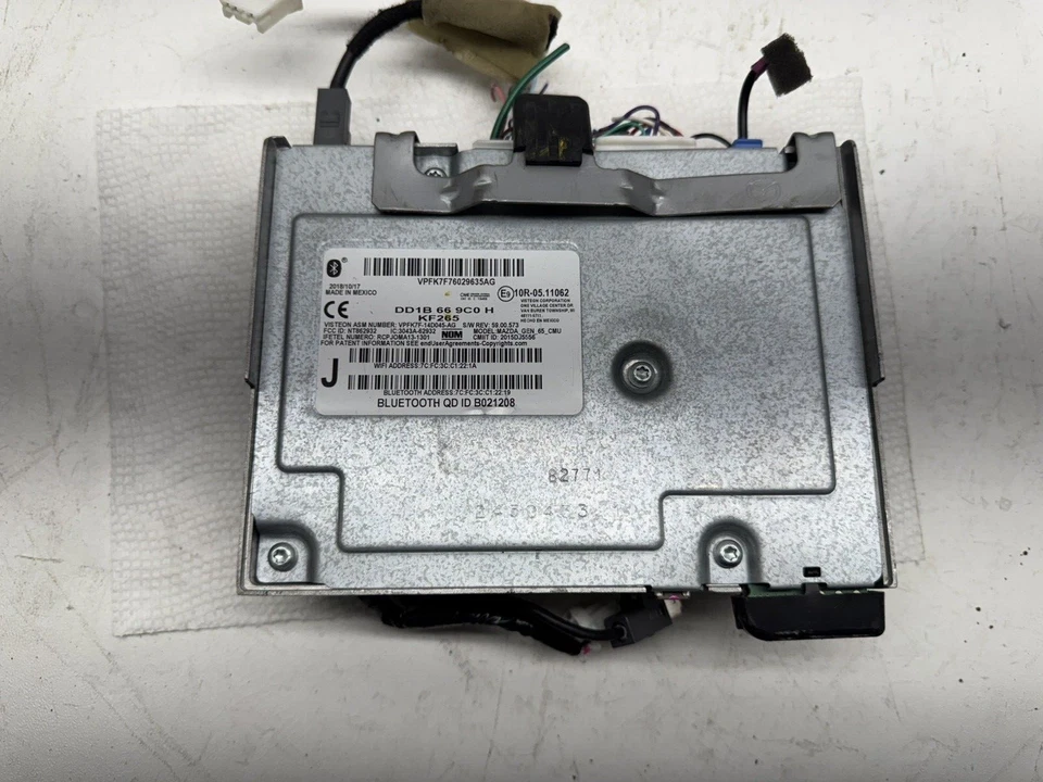 ORIGINAL 2017-2020 Toyota Yaris GPS Navigation Radio Receiver Module DD1B669C0H - Image 4 of 4