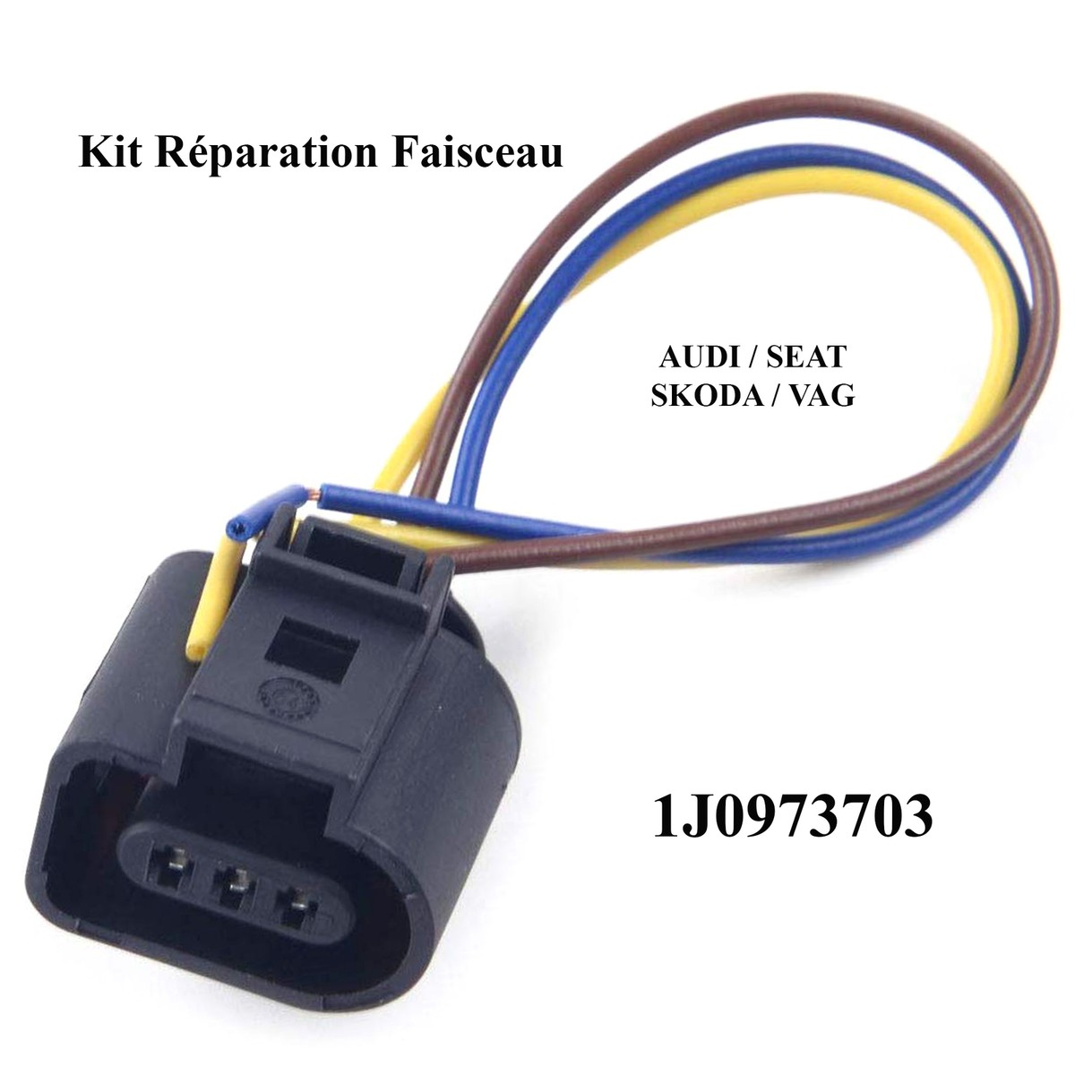 Faisceau De Connexion 3 Broches Bobine D'Allumage VW Audi VAG - 4D0971993 - 15 Cm
