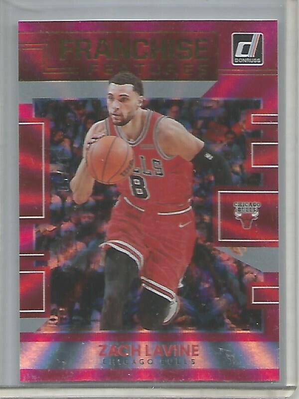 ＊キャサリンページになります＊ Zach Lavine 2022/23 Panini Donruss Franchise Features Pink Holo